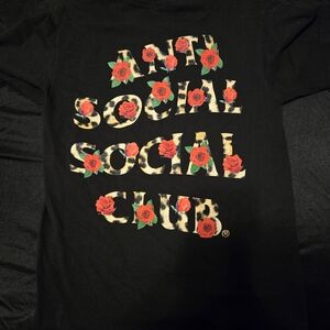 Anti Social Social Club Black Graphic T-Shirt
